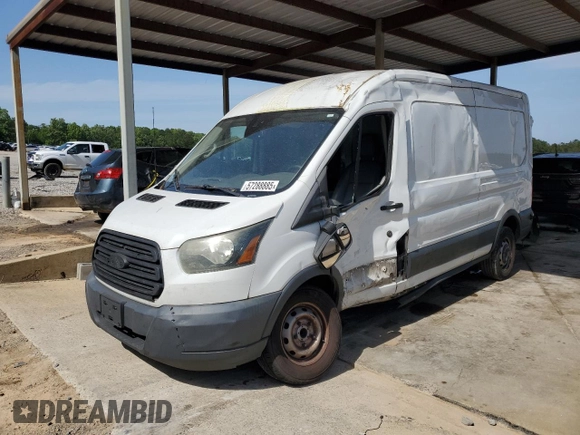 2015 Ford Transit Cargo with VIN 1FTNR2CG0FKA40351, listed as a Copart auction lot 57288885 with 348,368 mi miles and Clean title. Bid and sale history available at DreamBid. Image 1.
