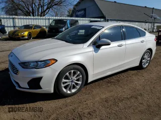 2020 Ford Fusion SE with VIN 3FA6P0HD5LR166862, listed as a Copart auction lot 50536195 with 48,885 mi miles and Salvage Title. Bid and sale history available at carsss.com. Image 1.