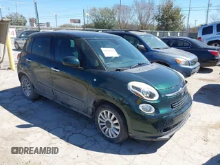 2014 FIAT 500L Easy with VIN ZFBCFABH4EZ005079, listed as a IAAI auction lot 41674028 with 95,407 mi miles and . Bid and sale history available at DreamBid. Image 1.