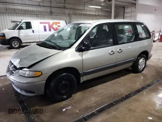 2000 Dodge Caravan SE with VIN 2B4GP45G7YR822770, listed as a Copart auction lot 86096444 with 128,592 mi miles and Salvage Title. Bid and sale history available at carsss.com. Image 1.