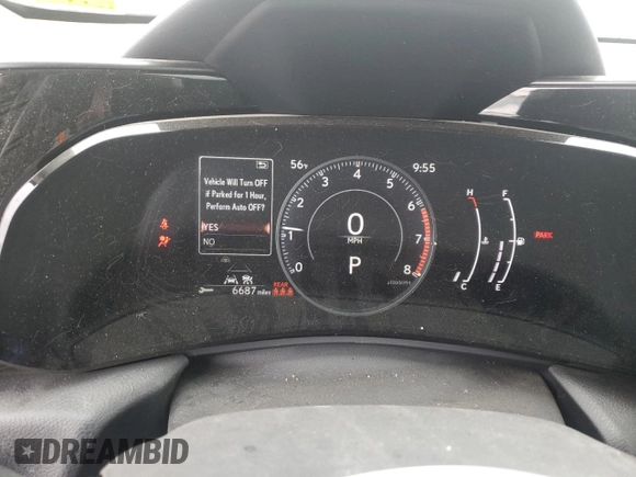 2022 Lexus NX with VIN JTJAGCEZ6N5003825, listed as a Copart auction lot 43038805 with 6,687 mi miles and Salvage Title. Bid and sale history available at carsss.com. Image 9.