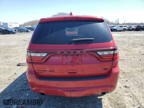 2016 Dodge Durango R/T with VIN 1C4SDJCT0GC363223, listed as a Copart auction lot 49968855 with 137,597 mi miles and Salvage Title. Bid and sale history available at DreamBid. Image 6.