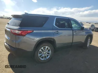 2020 Chevrolet Traverse LS with VIN 1GNERFKW0LJ319985, listed as a Copart auction lot 47055515 with 49,259 mi miles and Salvage title. Bid and sale history available at DreamBid. Image 3.