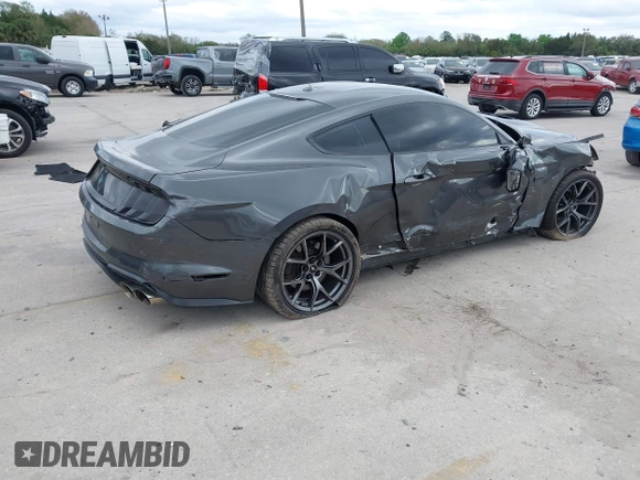 2018 Ford Mustang GT with VIN 1FA6P8CF7J5183136, listed as a IAAI auction lot 41606192 with 69,236 mi miles. Bid and sale history available at carsss.com. Image 4.