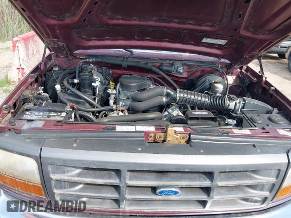 1996 Ford F-150 with VIN 1FTEX14N1TKA29223, listed as a IAAI auction lot 42584324 with 98,379 mi miles and . Bid and sale history available at DreamBid. Image 10.