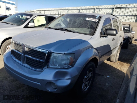 2008 Dodge Durango SLT with VIN 1D8HB48N58F155240, listed as a Copart auction lot 86967594 with 278,410 mi miles and Salvage Title. Bid and sale history available at carsss.com. Image 1.