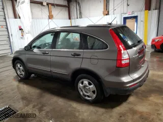 2010 Honda CR-V LX with VIN 5J6RE4H34AL067032, listed as a Copart auction lot 42517055 with 117,593 mi miles and Salvage Title. Bid and sale history available at carsss.com. Image 2.