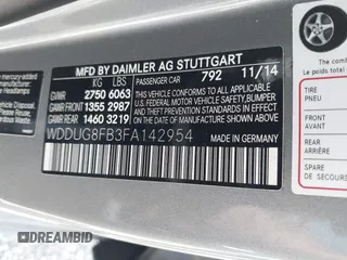2015 Mercedes-Benz S 550 z VIN WDDUG8FB3FA142954, wystawiony jako IAAI lot #39795621 z przebiegiem 111 415 mil mil oraz . Historia ofert i sprzedaży dostępna na DreamBid. Obrazek 9.