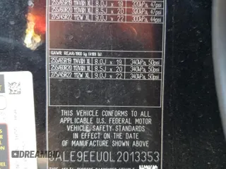 2020 Land Rover Defender HSE z VIN SALE9EEU0L2013353, wystawiony jako Copart lot #87964645 z przebiegiem 44 788 mil mil oraz Szkoda całkowita • Salvage title. Historia ofert i sprzedaży dostępna na DreamBid. Obrazek 15.
