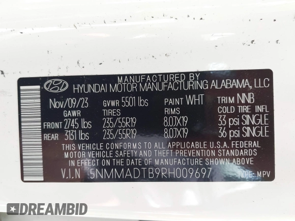 2024 Genesis GV70 2.5T z VIN 5NMMADTB9RH009697, wystawiony jako IAAI lot #42708827 z przebiegiem 5 369 mil mil oraz . Historia ofert i sprzedaży dostępna na DreamBid. Obrazek 9.