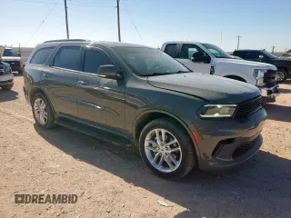 2021 Dodge Durango GT Plus with VIN 1C4RDJDG0MC786539, listed as a Copart auction lot 57579775 with 30,048 mi miles and Clean title. Bid and sale history available at DreamBid. Image 4.