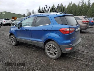 2021 Ford EcoSport Titanium z VIN MAJ6S3KL1MC448612, wystawiony jako Copart lot #45681115 z przebiegiem 45 744 mil mil oraz Szkody całkowita. Historia ofert i sprzedaży dostępna na DreamBid. Obrazek 2.