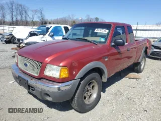 2002 Ford Ranger XL Fleet with VIN 1FTZR45E12TA11258, listed as a Copart auction lot 46797715 with 219,473 mi miles and Salvage Title. Bid and sale history available at carsss.com. Image 1.
