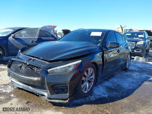 2017 Infiniti Q50 3.0t Premium with VIN JN1EV7AR1HM838154, listed as a IAAI auction lot 41623393 with 74,449 mi miles. Bid and sale history available at carsss.com. Image 18.