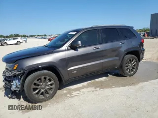 2016 Jeep Grand Cherokee Limited 75th Anniversary with VIN 1C4RJFBG7GC411146, listed as a Copart auction lot 53328675 with 110,439 mi miles and Salvage Title. Bid and sale history available at DreamBid. Image 1.