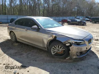 2016 BMW 5 Series 528i with VIN WBA5A5C5XGG349916, listed as a Copart auction lot 49257855 with 81,369 mi miles and Salvage Title. Bid and sale history available at carsss.com. Image 4.