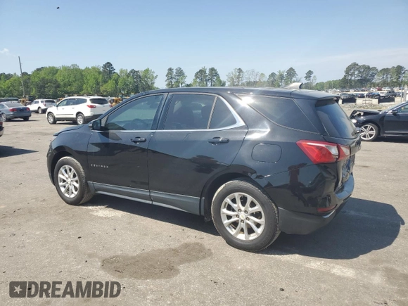 2018 Chevrolet Equinox LT with VIN 2GNAXJEV1J6291831, listed as a Copart auction lot 52679995 with 83,191 mi miles and Salvage title. Bid and sale history available at DreamBid. Image 2.