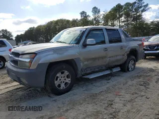 2002 Chevrolet Avalanche with VIN 3GNEK13T52G186006, listed as a Copart auction lot 50759335 with 253,772 mi miles and Salvage Title. Bid and sale history available at carsss.com. Image 1.
