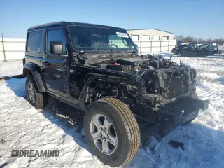 2020 Jeep Wrangler Sport S z VIN 1C4GJXAG9LW203261, wystawiony jako Copart lot #41534935 z przebiegiem 81 058 mil mil oraz Szkoda całkowita • Salvage title. Historia ofert i sprzedaży dostępna na DreamBid. Obrazek 4.