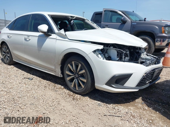 2023 Honda Civic EX with VIN 2HGFE1F76PH324177, listed as a IAAI auction lot 42253724 with 26,950 mi miles and . Bid and sale history available at DreamBid. Image 1.