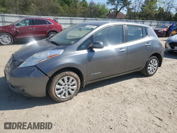 2015 Nissan LEAF SV with VIN 1N4AZ0CP9FC310695, listed as a Copart auction lot 53482025 with 98,125 mi miles and Clean Title. Bid and sale history available at carsss.com. Image 2.