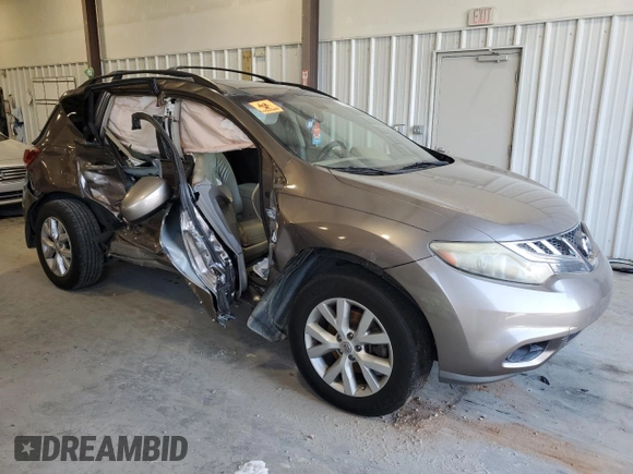 2012 Nissan Murano S with VIN JN8AZ1MU1CW105102, listed as a Copart auction lot 52604415 with 132,161 mi miles and Salvage title. Bid and sale history available at DreamBid. Image 4.