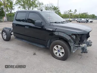 2019 Ford F-150 XL with VIN 1FTFW1E56KFB72035, listed as a IAAI auction lot 41974489 with 116,136 mi miles. Bid and sale history available at carsss.com. Image 1.