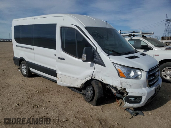 2020 Ford Transit Passenger XL with VIN 1FBAX2C89LKA24856, listed as a Copart auction lot 86316684 with 93,910 mi miles and Salvage title. Bid and sale history available at DreamBid. Image 4.