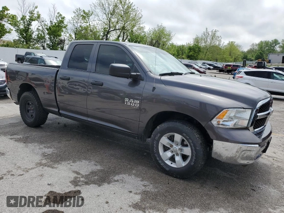 2021 Ram 1500 Tradesman with VIN 1C6RR6FG6MS508639, listed as a Copart auction lot 55292585 with 93,237 mi miles and Clean title. Bid and sale history available at DreamBid. Image 4.