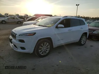 2018 Jeep Cherokee Overland with VIN 1C4PJMJX0JD593786, listed as a Copart auction lot 75319844 with 69,761 mi miles and Salvage Title. Bid and sale history available at carsss.com. Image 1.