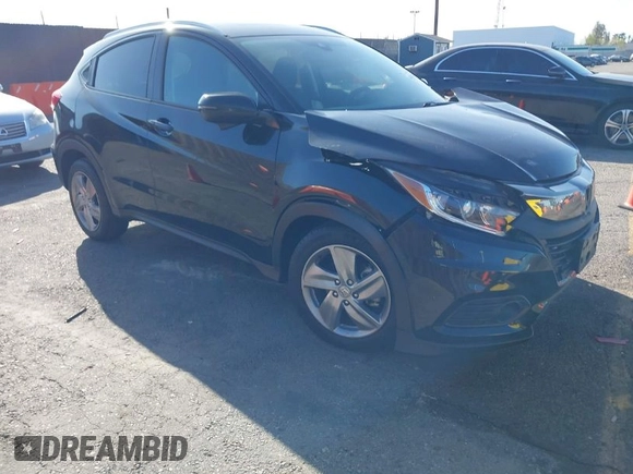 2019 Honda HR-V EX with VIN 3CZRU5H52KM717938, listed as a IAAI auction lot 41949429 with 46,829 mi miles. Bid and sale history available at carsss.com. Image 1.