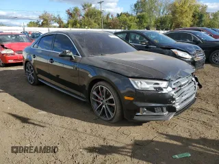 2018 Audi S4 Prestige with VIN WAUC4BF47JA001405, listed as a Copart auction lot 74313694 with 94,419 mi miles and Salvage Title. Bid and sale history available at carsss.com. Image 4.