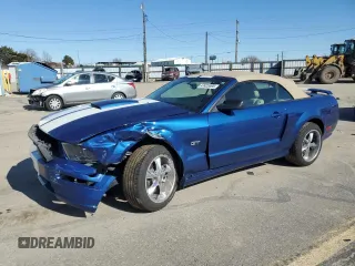 2008 Ford Mustang GT Deluxe with VIN 1ZVHT85H085155666, listed as a Copart auction lot 47425595 with Not Provided miles and Salvage Title. Bid and sale history available at DreamBid. Image 1.