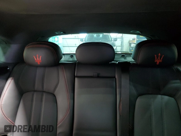 2024 Maserati Levante with VIN ZN661YUM4RX450899, listed as a Copart auction lot 57894355 with 8,952 mi miles and Salvage title. Bid and sale history available at DreamBid. Image 10.