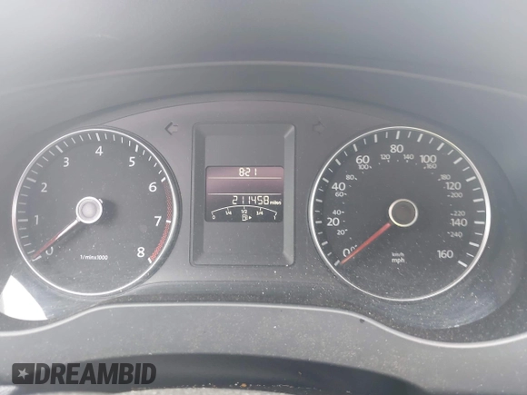 2014 Volkswagen Jetta SE z VIN 3VWD17AJ9EM265712, wystawiony jako IAAI lot #42240231 z przebiegiem 211 458 mil mil oraz . Historia ofert i sprzedaży dostępna na DreamBid. Obrazek 7.