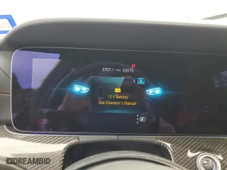 2021 Mercedes-Benz AMG GT with VIN W1K7X6BB8MA041493, listed as a Copart auction lot 69057174 with 26,573 mi miles and Salvage Title. Bid and sale history available at carsss.com. Image 9.