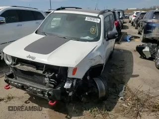 2020 Jeep Renegade Trailhawk with VIN ZACNJBC19LPL09240, listed as a Copart auction lot 52803075 with 70,698 mi miles and Non repairable. Bid and sale history available at DreamBid. Image 16.