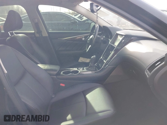 2018 Infiniti Q50 3.0t LUXE with VIN JN1EV7AR5JM445635, listed as a IAAI auction lot 41287362 with 58,703 mi miles. Bid and sale history available at carsss.com. Image 5.