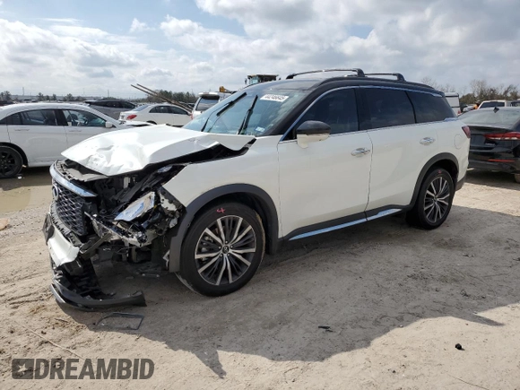 2023 Infiniti QX60 Autograph with VIN 5N1DL1HU4PC368286, listed as a Copart auction lot 44246645 with 32,467 mi miles and Salvage title. Bid and sale history available at DreamBid. Image 1.
