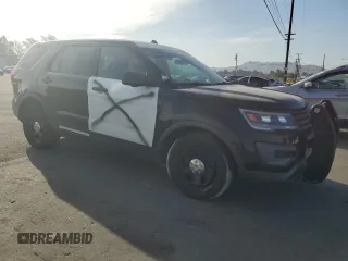 2016 Ford Police Interceptor Utility z VIN 1FM5K8AR5GGC08058, wystawiony jako Copart lot #51673255 z przebiegiem 123 955 mil mil oraz Tytuł czysty. Historia ofert i sprzedaży dostępna na DreamBid. Obrazek 4.