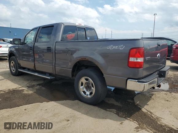 2007 Ford F-150 XLT with VIN 1FTPW14V87FB28471, listed as a Copart auction lot 55697665 with 105,458 mi miles and Clean Title. Bid and sale history available at DreamBid. Image 2.