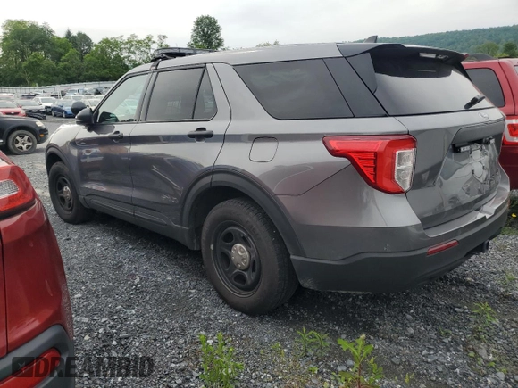 2023 Ford Police Interceptor Utility z VIN 1FM5K8AB9PGA17813, wystawiony jako Copart lot #58211995 z przebiegiem 2 753 mil mil oraz Szkoda całkowita • Salvage title. Historia ofert i sprzedaży dostępna na DreamBid. Obrazek 2.
