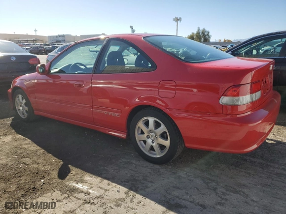 2000 Honda Civic Si with VIN 1HGEM115XYL042004, listed as a Copart auction lot 45017185 with 148,245 mi miles and Salvage Title. Bid and sale history available at carsss.com. Image 2.