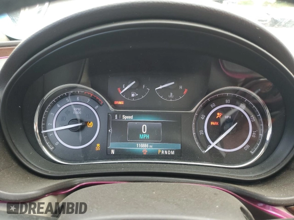 2015 Buick Regal с VIN 2G4GK5EX7F9177828, выставлен на аукционе Copart как лот 57015845 с пробегом 116 886 миль миль и Чистый • Clean title. История ставок и продаж доступна на DreamBid. Изображение 9.
