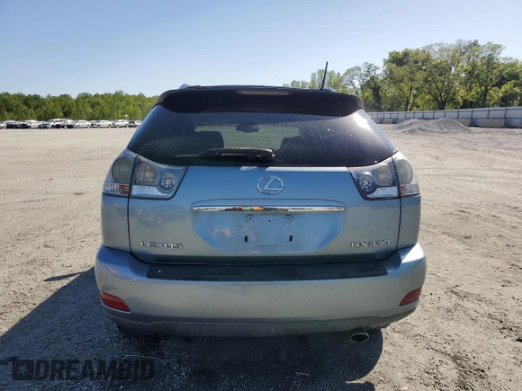 2005 Lexus RX 330 with VIN 2T2GA31U05C042160, listed as a Copart auction lot 53120035 with 190,409 mi miles and Salvage Title. Bid and sale history available at DreamBid. Image 6.