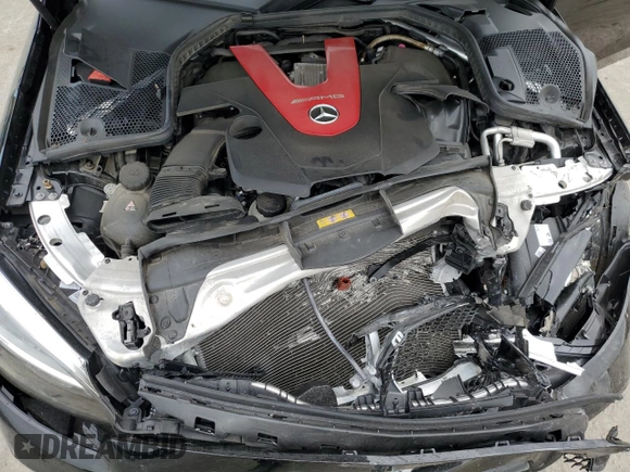 2021 Mercedes-Benz C 43 AMG with VIN W1KWF6EB3MR605899, listed as a Copart auction lot 71687604 with 39,876 mi miles and Salvage title. Bid and sale history available at DreamBid. Image 13.
