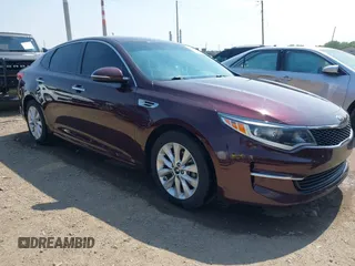 2017 Kia Optima LX with VIN 5XXGT4L3XHG147391, listed as a IAAI auction lot 42389249 with 116,490 mi miles and . Bid and sale history available at DreamBid. Image 1.