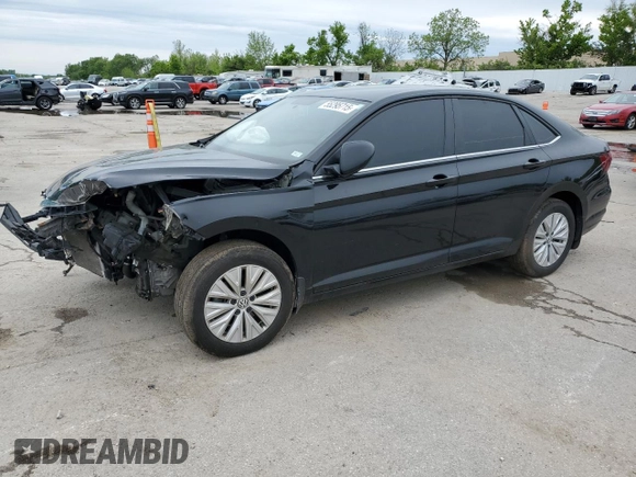 2019 Volkswagen Jetta S with VIN 3VWC57BU3KM066580, listed as a Copart auction lot 55295715 with 74,657 mi miles and Salvage title. Bid and sale history available at DreamBid. Image 1.