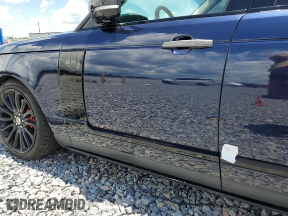 2014 Land Rover Range Rover Supercharged with VIN SALGS3TF4EA185528, listed as a Copart auction lot 61385675 with 83,334 mi miles and Salvage title. Bid and sale history available at DreamBid. Image 13.