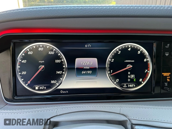 2017 Mercedes-Benz S 550 with VIN WDDUG8FBXHA341129, listed as a Copart auction lot 80298754 with 64,190 mi miles and Clean Title. Bid and sale history available at carsss.com. Image 8.